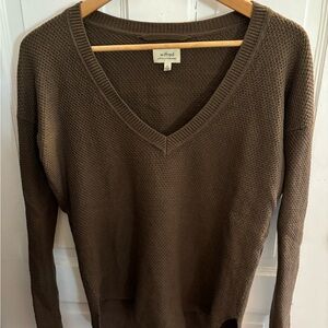 Wilfred Brown V-Neck Sweater for Women